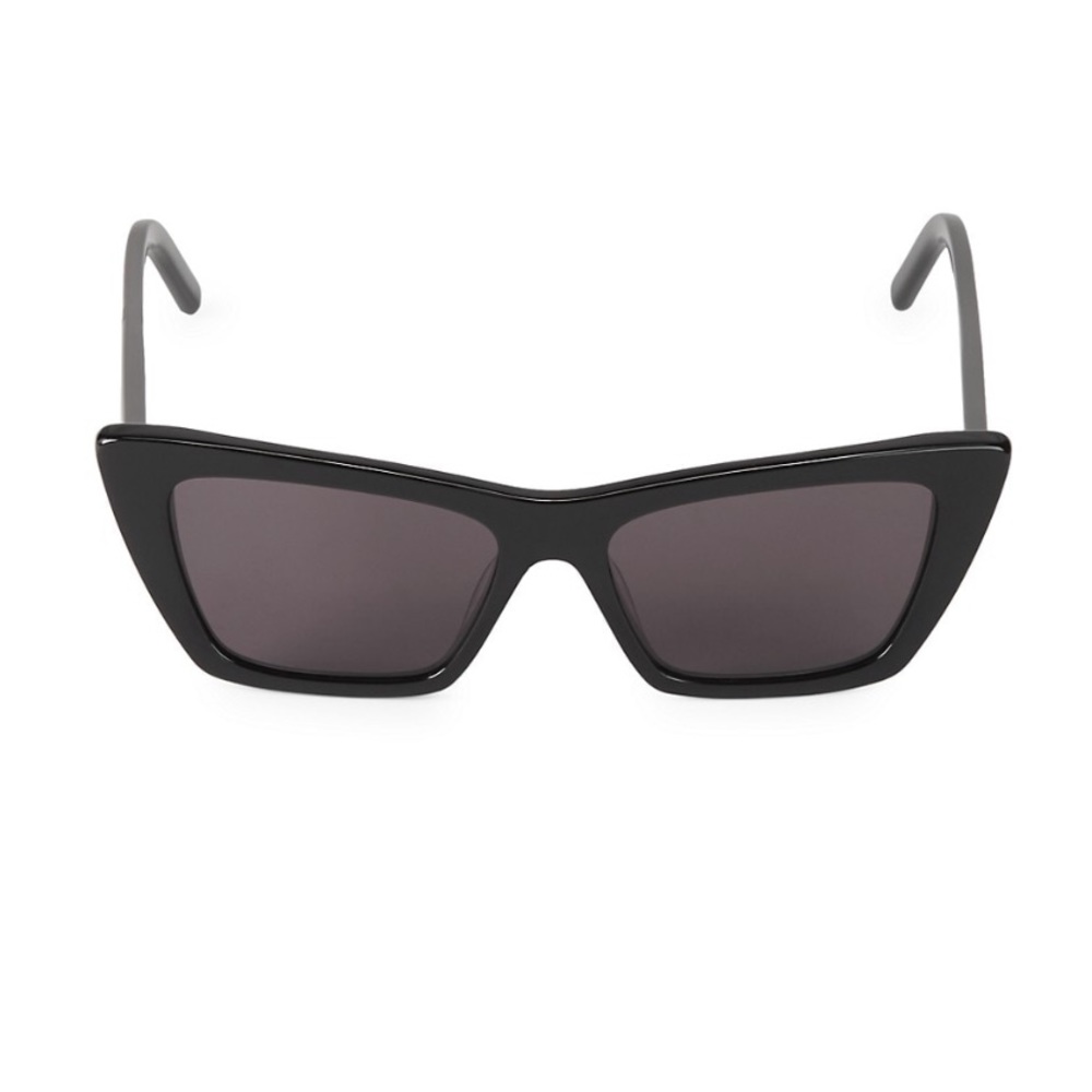 Saint Laurent Cateye Sunglasses Mica Black 53mm